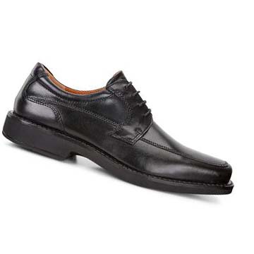 Men's Ecco Seattle Tie Dress Dress Shoes Black | SG 524OKI